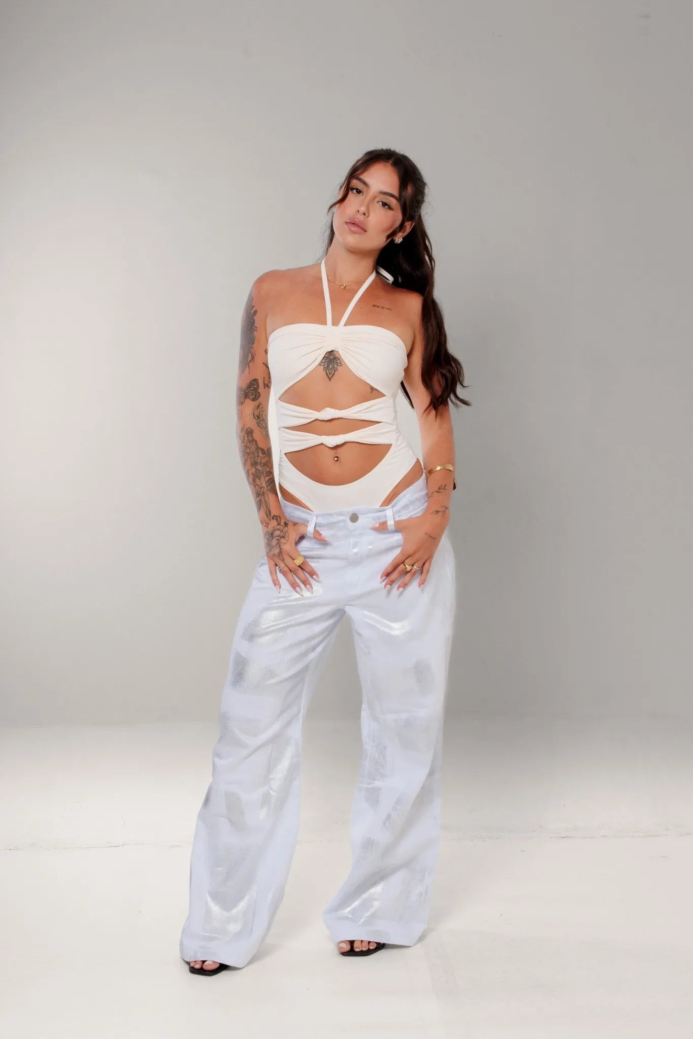 Calça Jeans Star Pintura Metálica