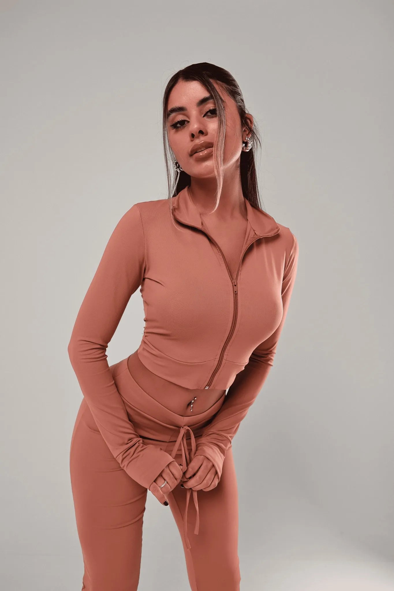 Blusa Alice Com Zíper Gola