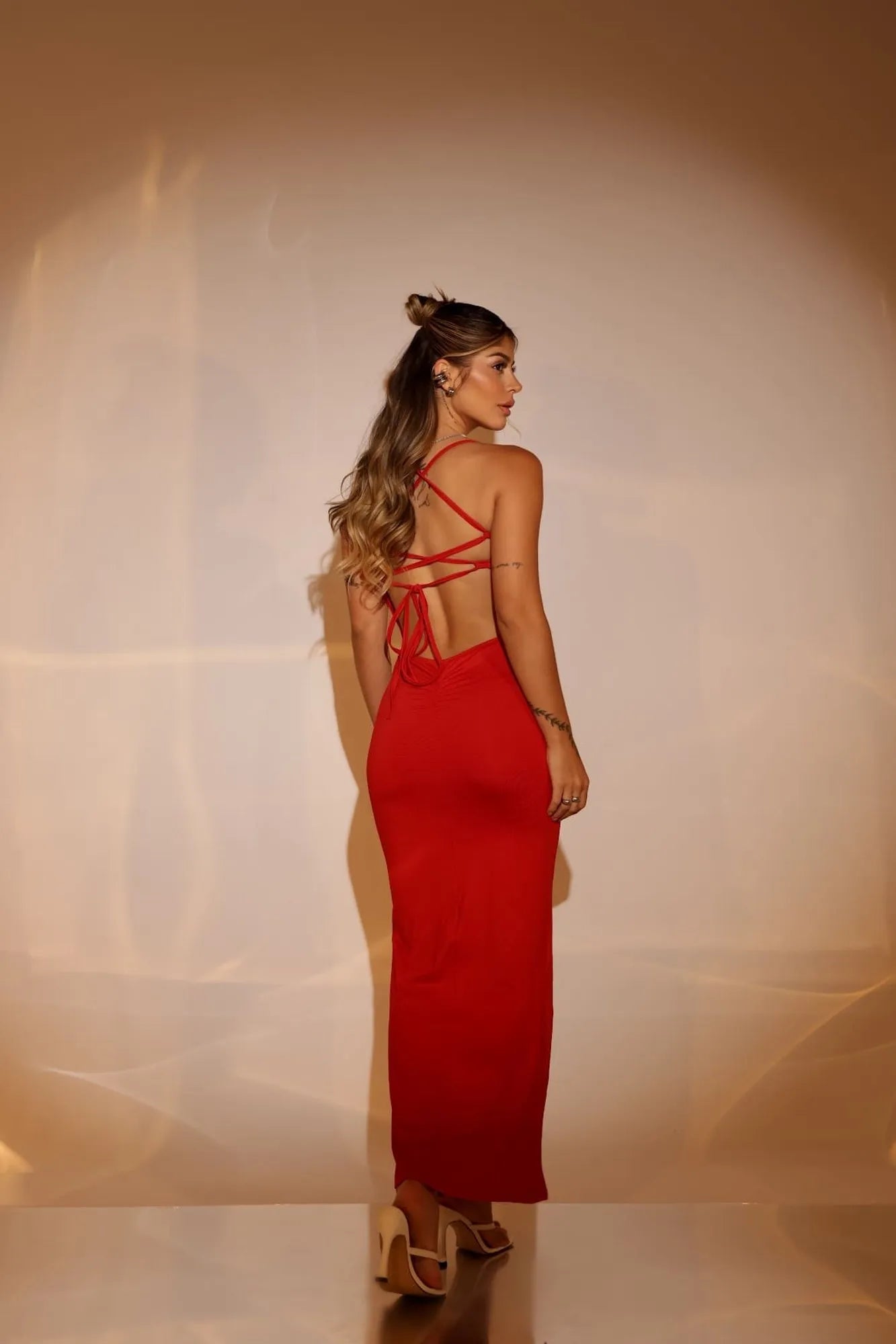 Vestido Longo Rubi Saia Fenda